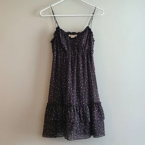 American Eagle Boho Flowy Spaghetti Strap Dress